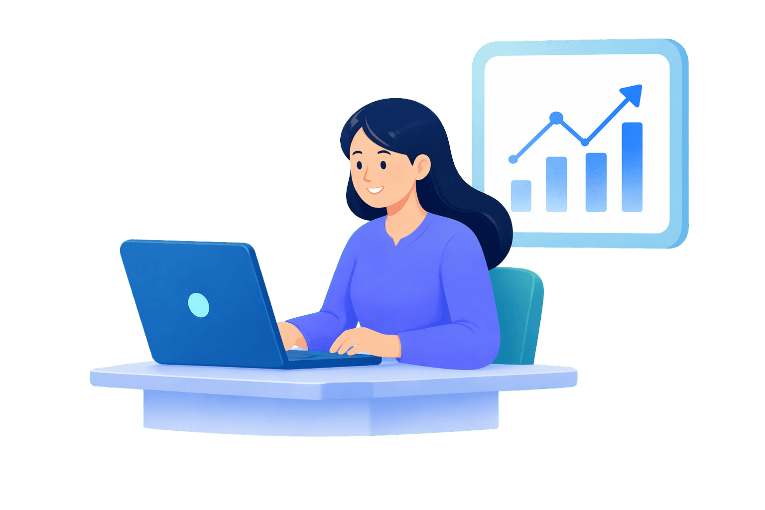 数字化转型插画